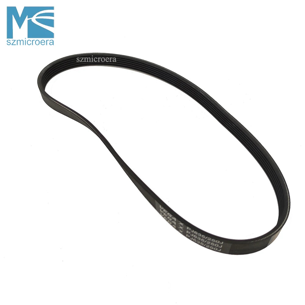 PJ635 250J VEGA-V-Belt for Treadmill, Multi Groove Belt, Transmission Timing Belt, 3, 4, 5, 6, 7, 8 Ribs