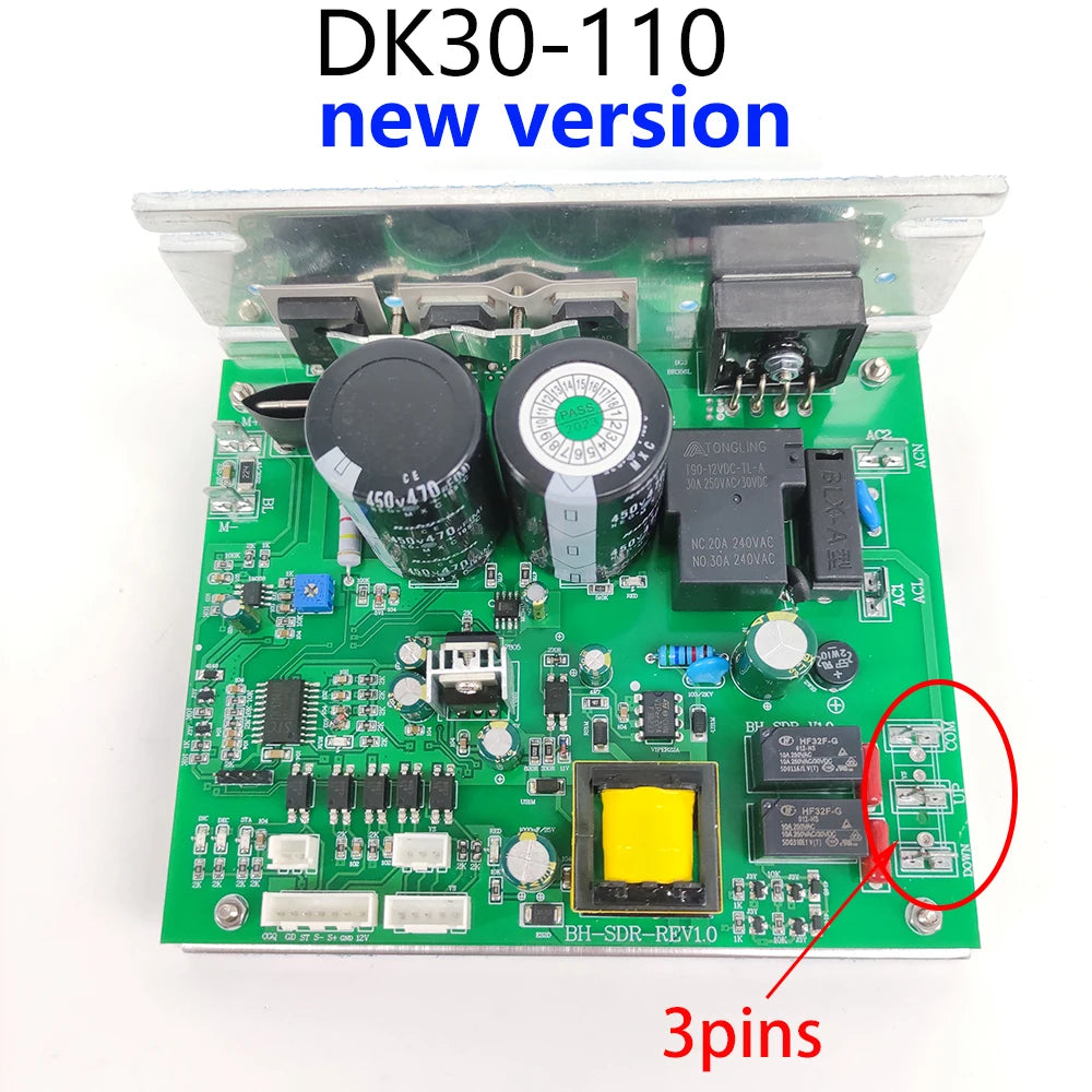 Treadmill Motor Controller DK30 110V Treadmill Circuit Board S/N: 21010445 Treadmill Power Supply Board