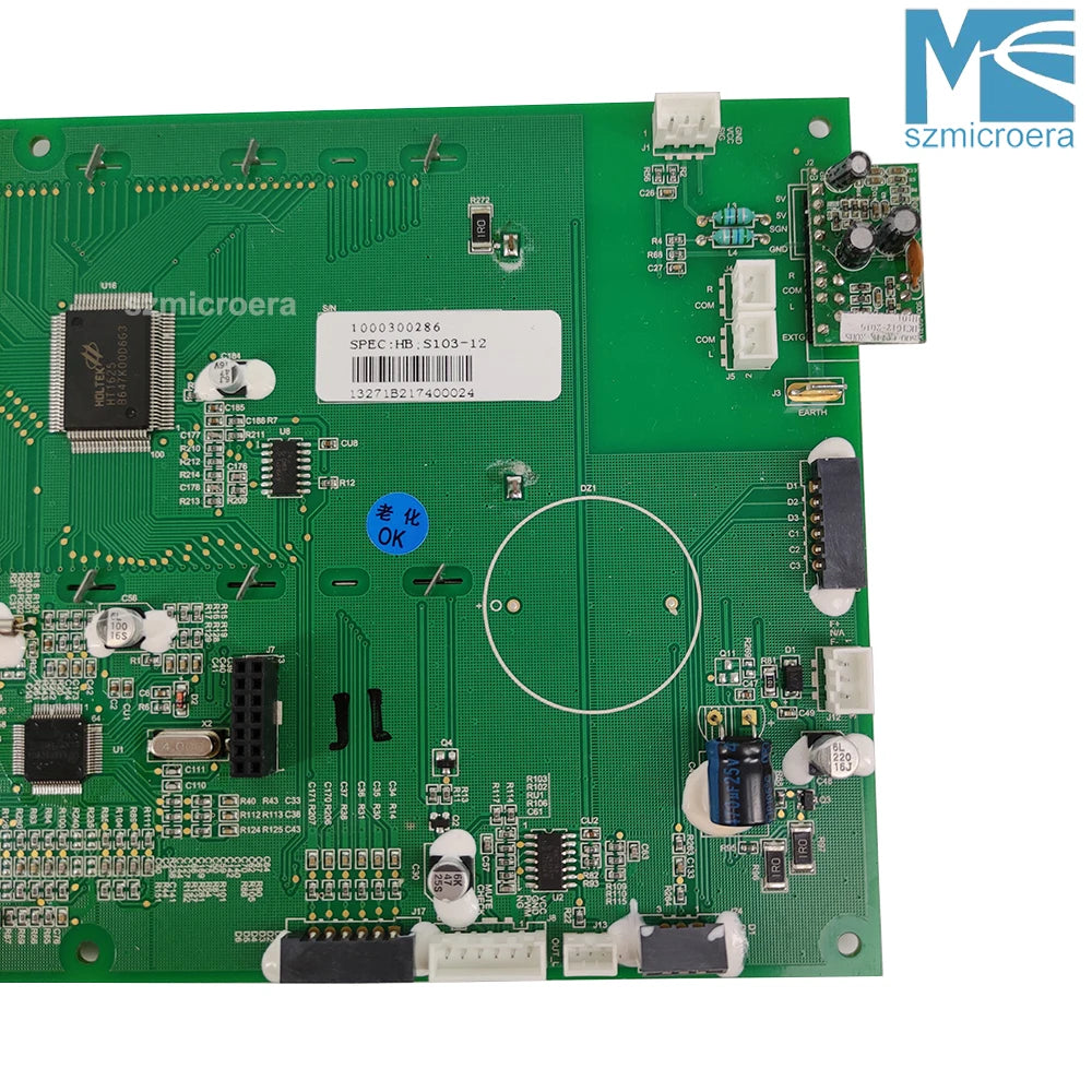 Upper Control Board, Screen Circuit Board, Treadmill Control Panel, Display 1000300286 MLH0910PD for Johnson Horizon T202 T203