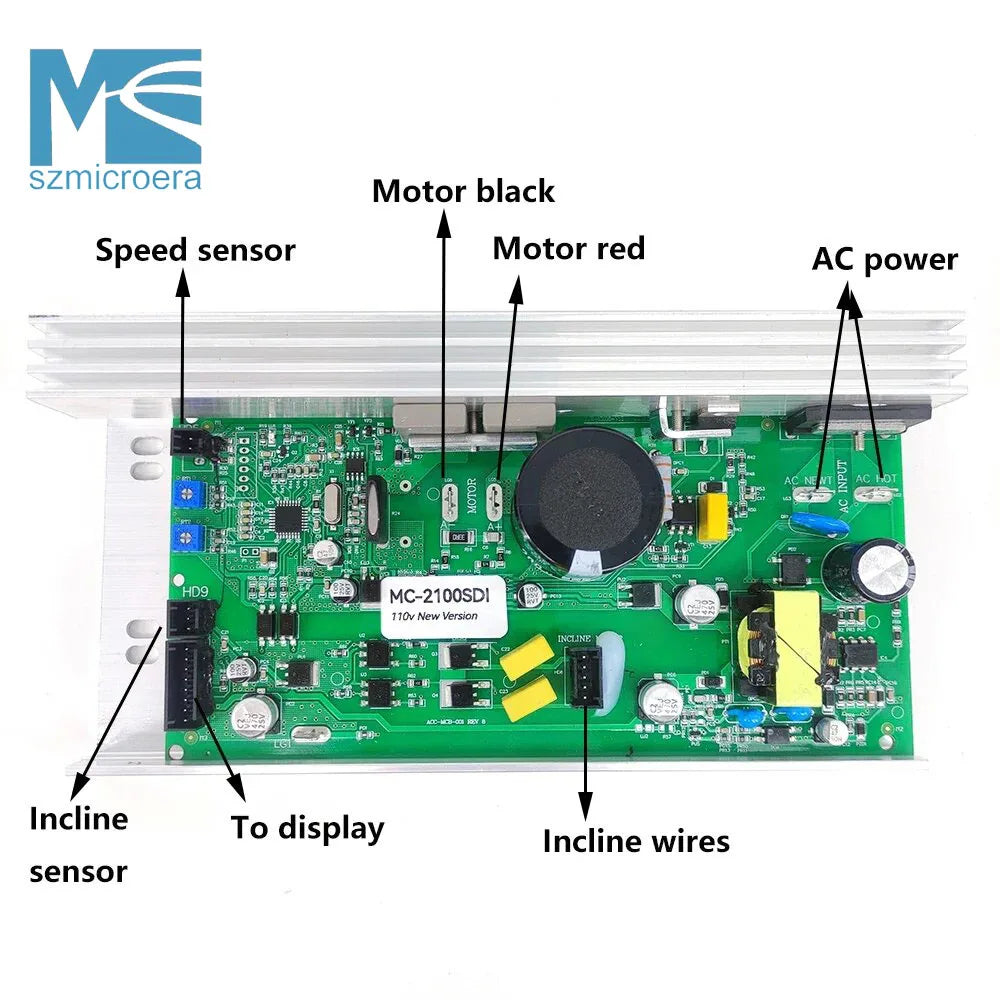 MC2100-12A, MC-2100SDI, 408938, 241697, 195882, Motor Control for Proform NordicTrack Treadmill