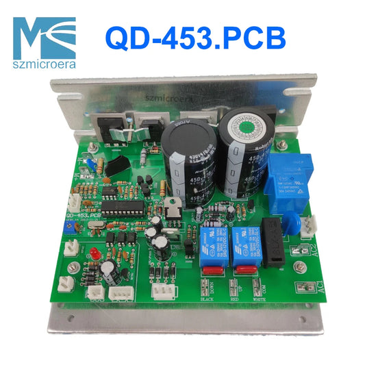 Treadmill Motor Controller QD-453.PCB Treadmill Circuit Board Control Board with 2 capacitances