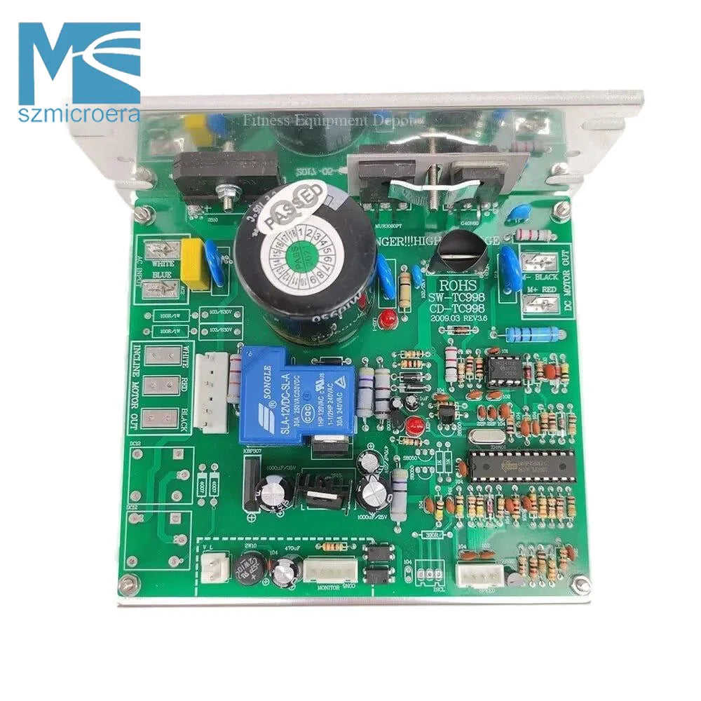 Treadmill Motor Controller SW-TC998 CD-TC998 Treadmill Circuit Board Control Board No Incline Version Motherboard