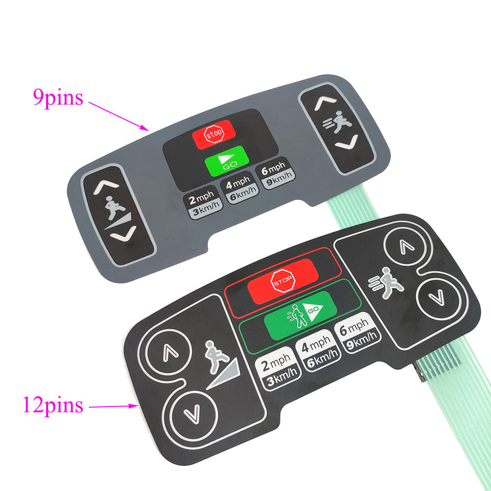 Treadmill Numbers Buttons Start Stop Button Keypad Panel for Life Fitness 95TE A95T S3 Treadmill ...
